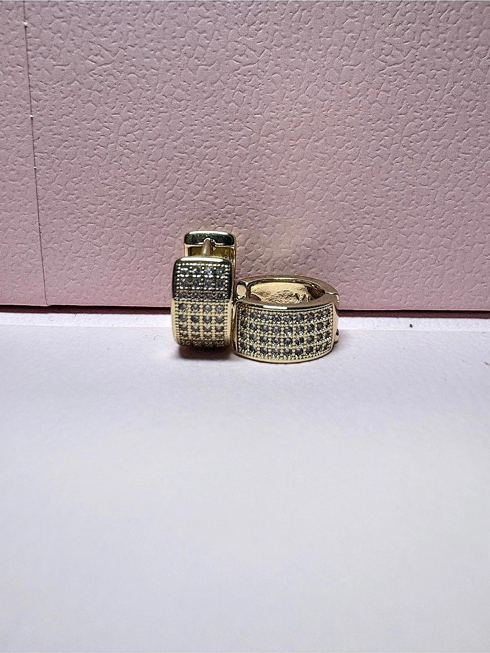 Gold plated earrings